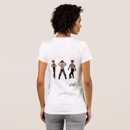 Tri Pose Dancer Pastel & Black #1 T Shirt