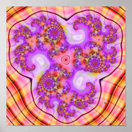 Tri-Spiral Push (12 x 12 tum) Art Print Poster