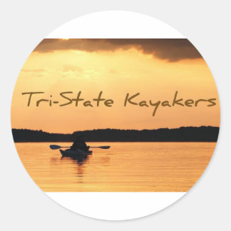 Tri-State Kayakers Runt Klistermärke