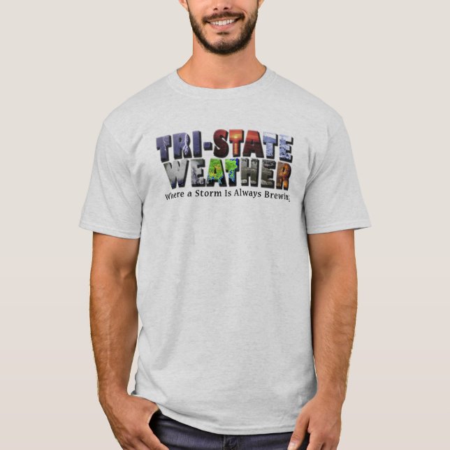 Tri-Statlig logotypt-skjorta Tee (Framsida)