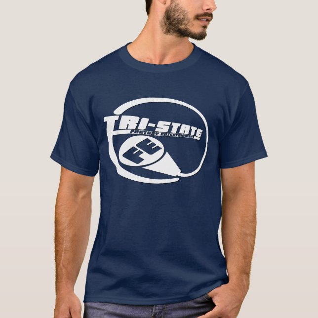 Tri-Statlig logotyputslagsplats T Shirt (Framsida)