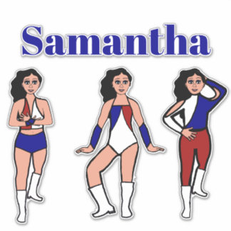 Tri Style Dancer RWB  #2 Sticker Klistermärken