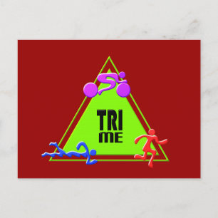 TRI Triathlon Simma Bike Springa TRIANGLE TRI ME D Vykort