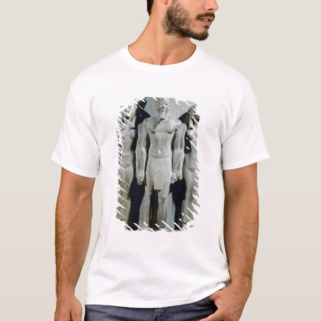 Triad av Menkaure med gudinnan Hathor T Shirt (Framsida)