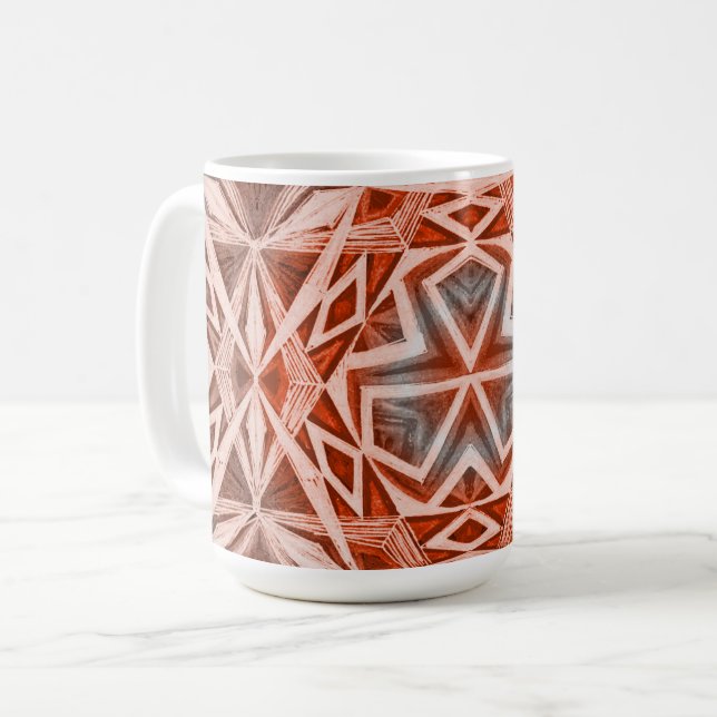 Triad-mönster Kaffemugg (Framsida vänster)