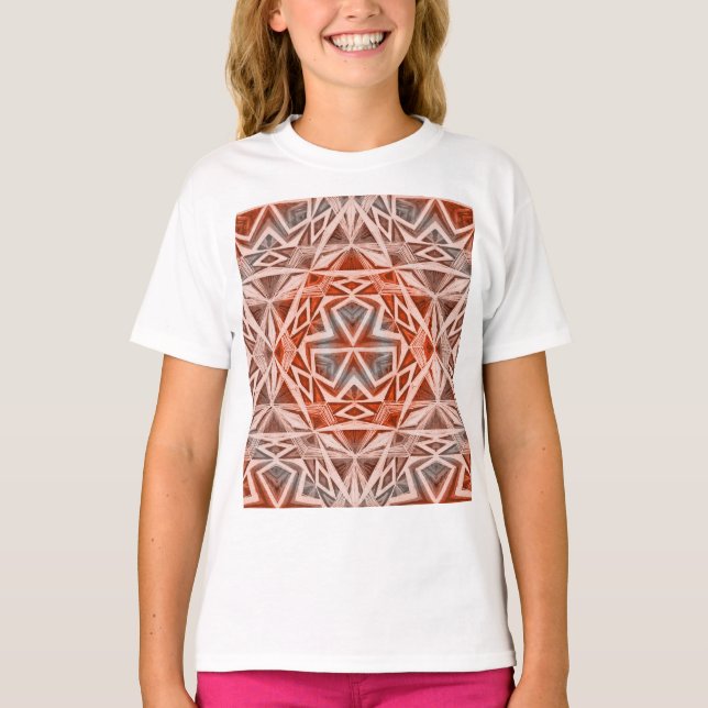Triad-mönster T Shirt (Framsida)