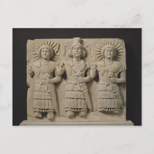 Triad of Palmyrene Gods, från Palmyra-regionen Vykort