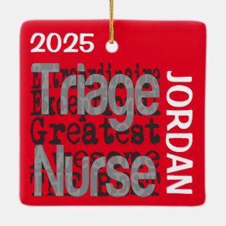 Triage Nurse Extraordinaire ANPASSNINGSBAR Julgransprydnad Keramik