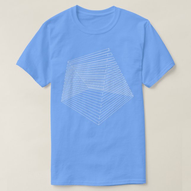 triangel 3d-sammansättning t shirt (Design framsida)