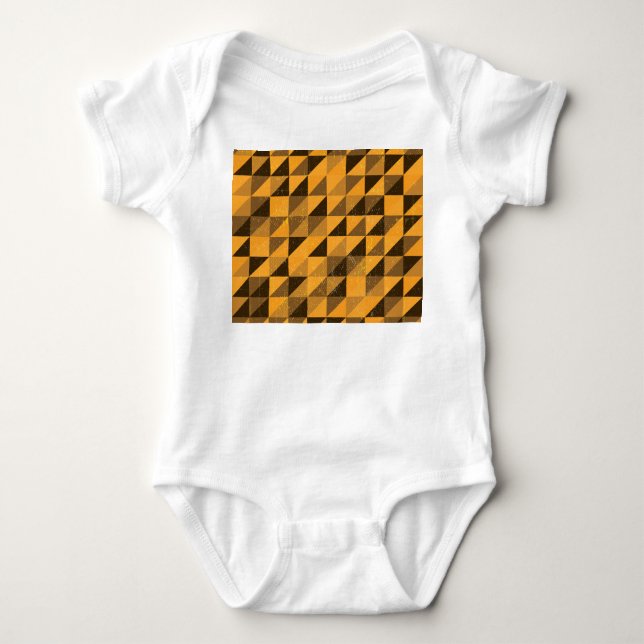 Triangel: Abstrakt Mönster design T Shirt (Framsida)