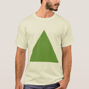 Triangel - Avocado-Grönt T-shirt