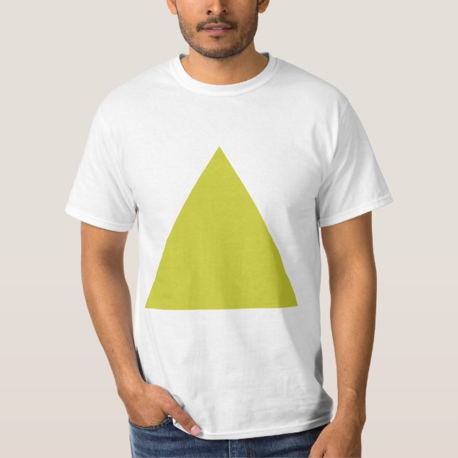 Triangel - Banana Gult T Shirt (Framsida)