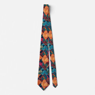 Triangel Diamant Abstrakt Mönster Slips