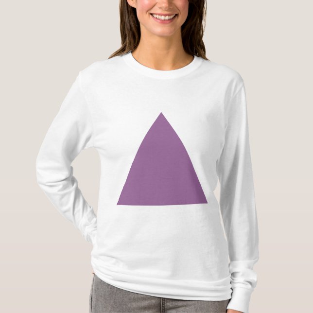Triangel - Dusty Plum Tee Shirt (Framsida)
