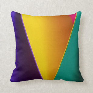Triangel Färg-block Dekorativ kudde