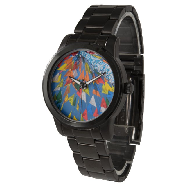 Triangel Flagg Dekoration Armbandsur (Vinklad)