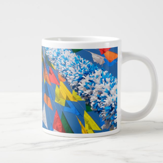 Triangel Flagg Dekoration Jumbo Mugg (Höger)