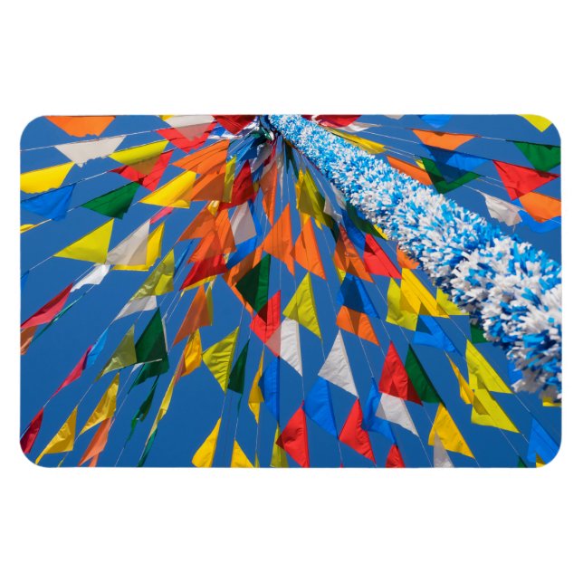 Triangel Flagg Dekoration Magnet (Horisontell)