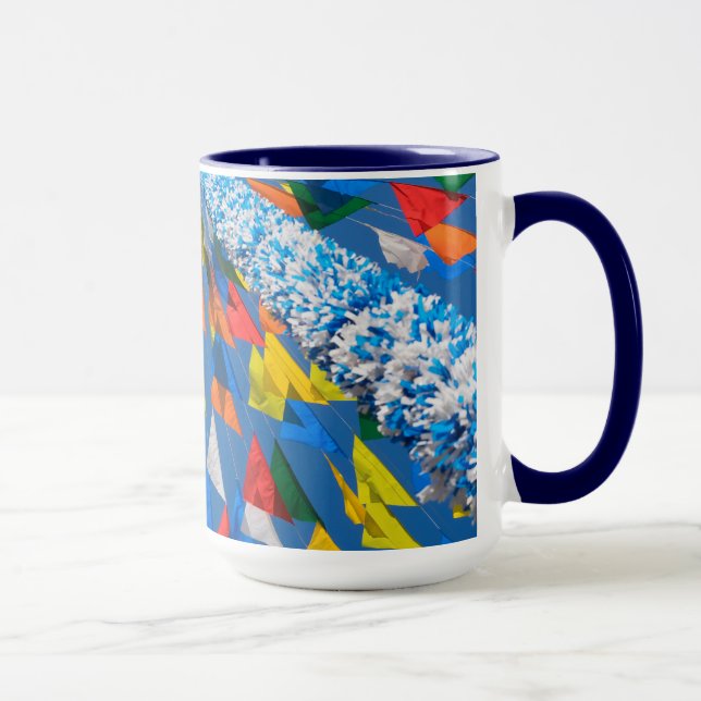 Triangel Flagg Dekoration Mugg (Höger)