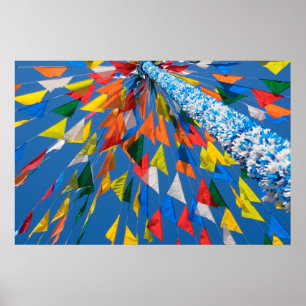 Triangel Flagg Dekoration Poster