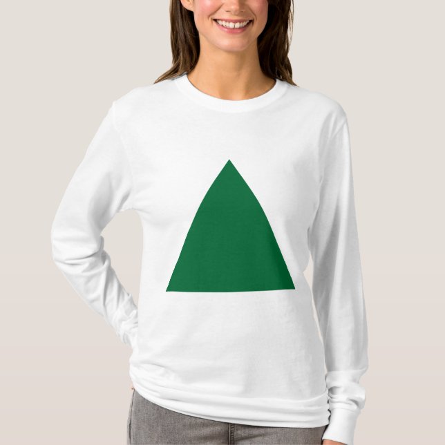 Triangel - Forest Grönt T-shirt (Framsida)
