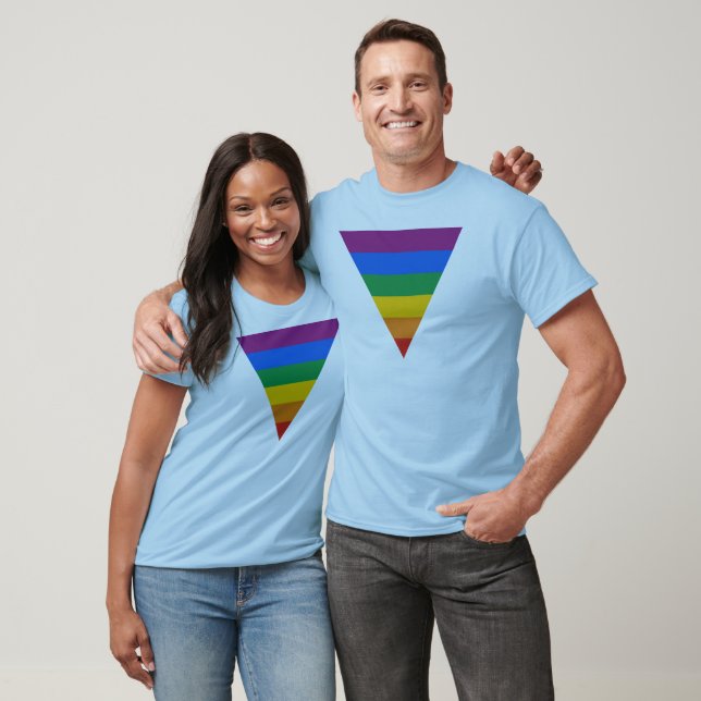 Triangel gay pride t shirt (Unisex)