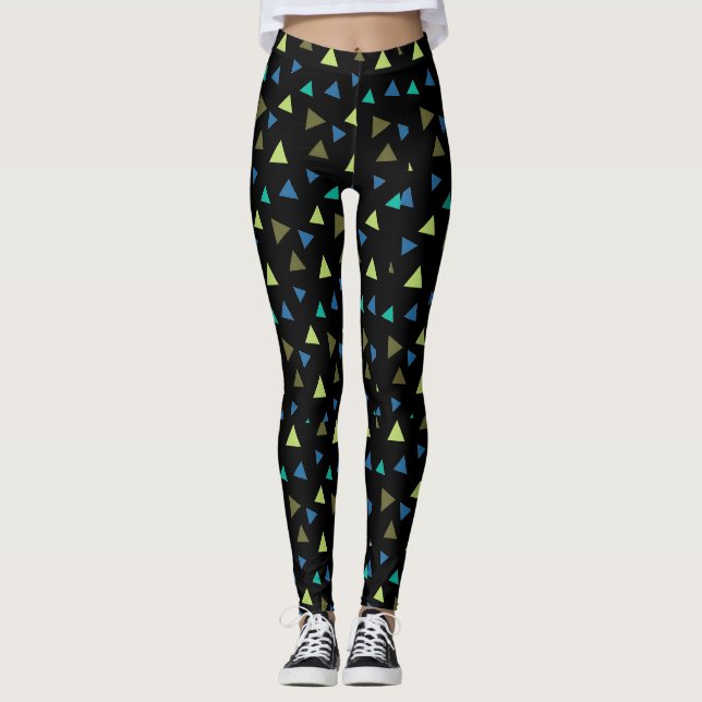 Triangel Konfetti Leggings (Framsida)