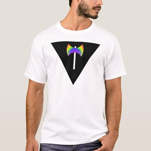 Triangel Labrys T Shirt (Framsida)