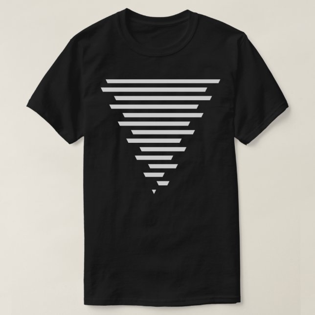Triangel linjer design 2 t shirt (Design framsida)