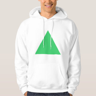 Triangel - Ljust grönt Hoodie