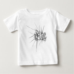 Triangel Man Svart Vit Abstrakt Tribal Tatuering A T Shirt
