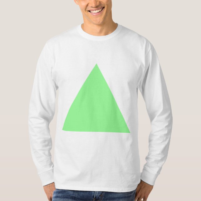 Triangel - Mint-Grönt T Shirt (Framsida)