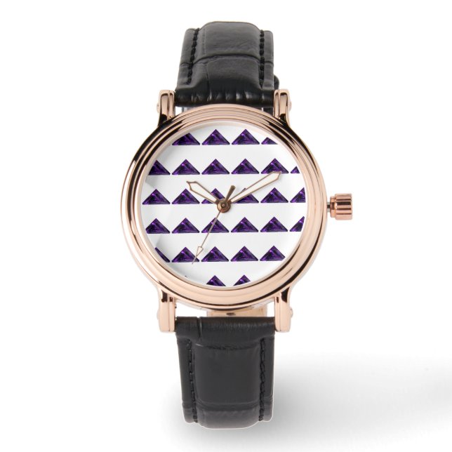 Triangel Mönster Armbandsur (Framsida)