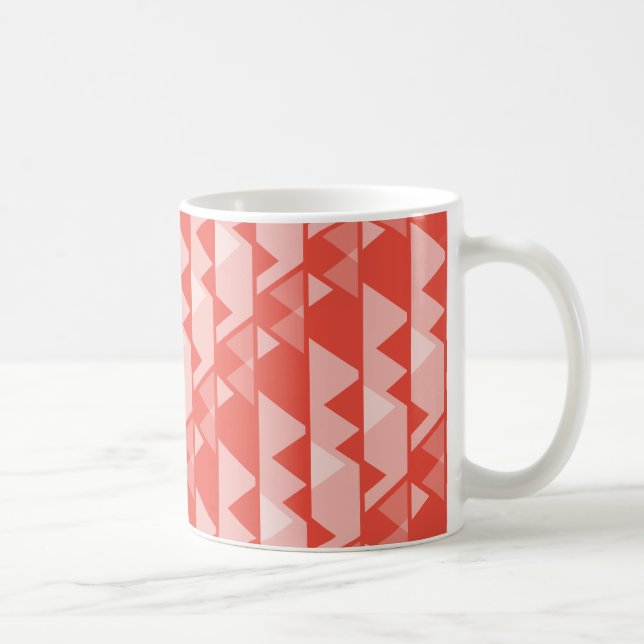 Triangel Mönster Kaffemugg (Höger)