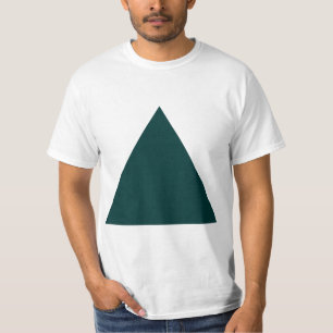 Triangel - Mörk grönt T-shirt