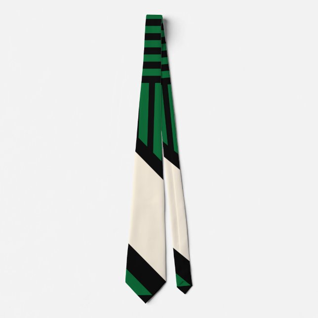Triangel Rand - Grönt, Cream och Black Slips (Framsida)