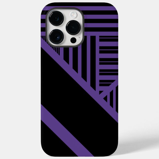 Triangel Rand i Lila och svart (Baksida)