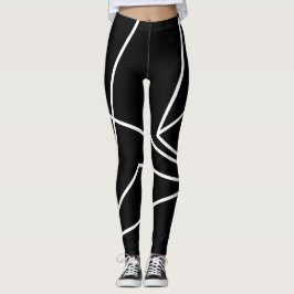 Triangel resa B och W Leggings