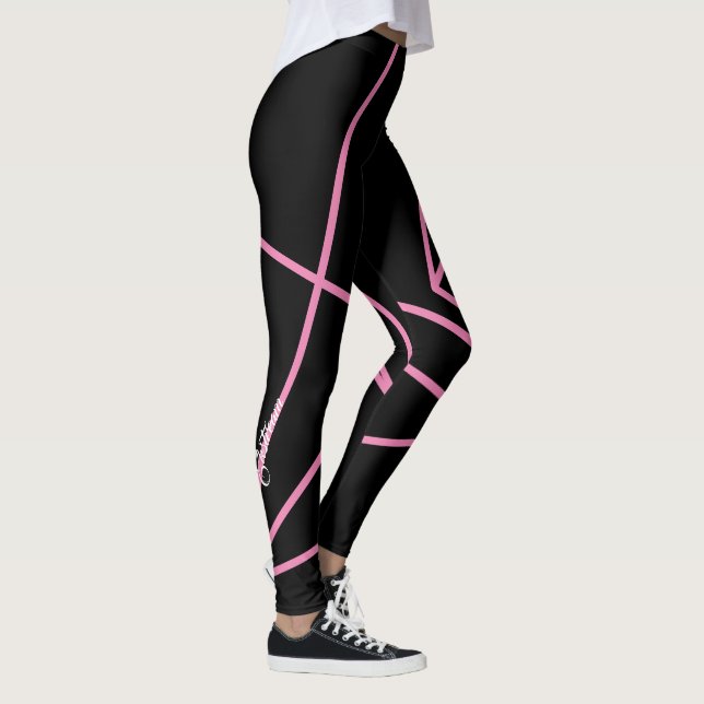 Triangel Resa Shock rosa Leggings (Höger)