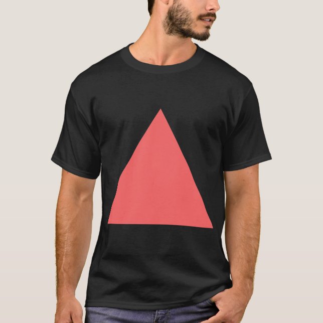 Triangel - Tropisk Rosa T-shirt (Framsida)