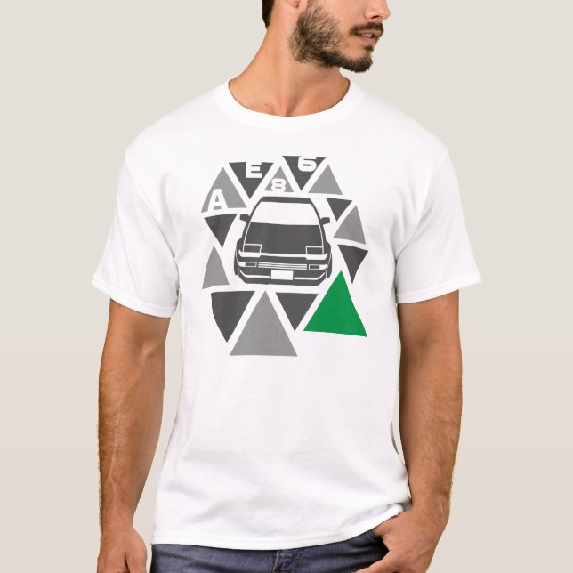 Triangelbil - AE86- T-shirt (Framsida)