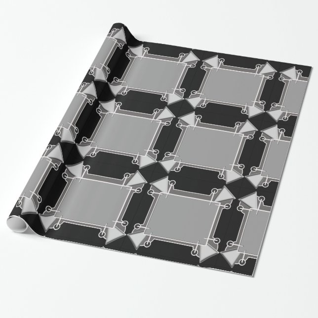 triangeldeco presentpapper (Utrullad)