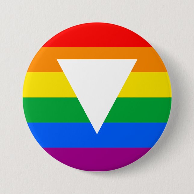 Triangeldesign för gay pride knapp (Framsida)