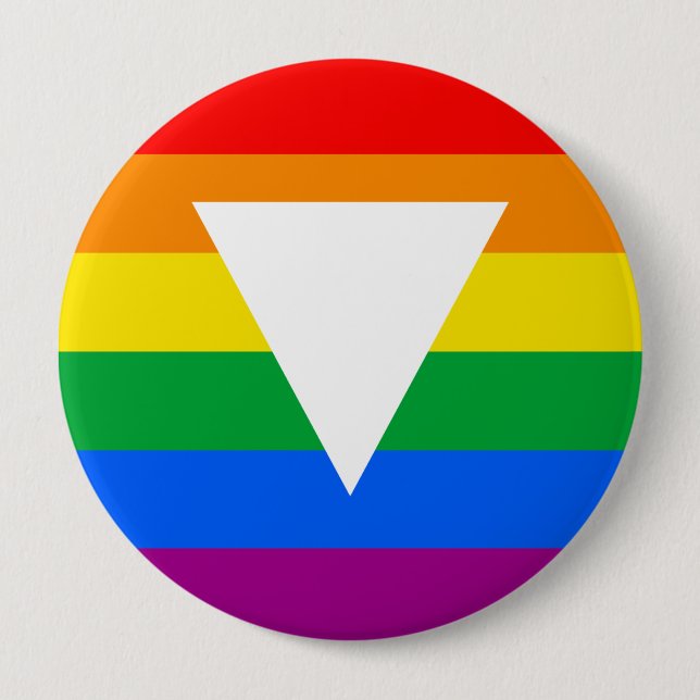 Triangeldesign för gay pride knapp (Framsida)