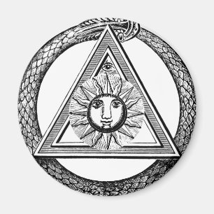 Triangelfrimurareorm Magnet