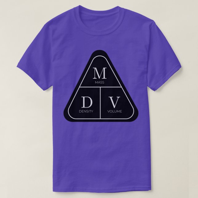 Triangelgenväg för täthetsekvation t shirt (Design framsida)