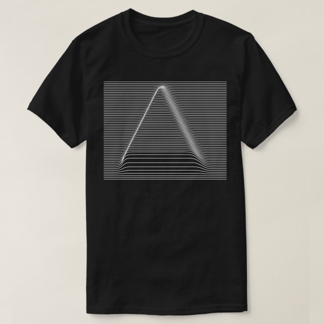 triangelgeometrisk linjer t shirt (Design framsida)