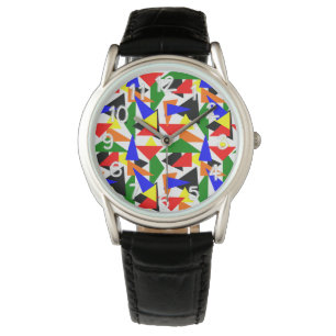Triangelkollage Armbandsur