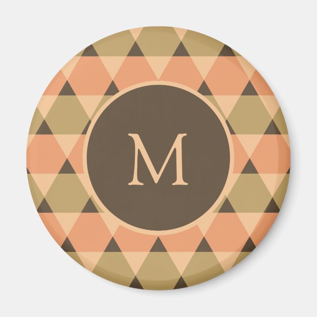 Triangelmönster Magnet (Framsidan)