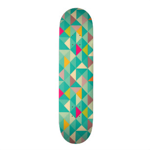 Triangelmönster Mini Skateboard Bräda 18,7 Cm